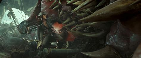 pirates of the caribbean kraken|havsmonster.